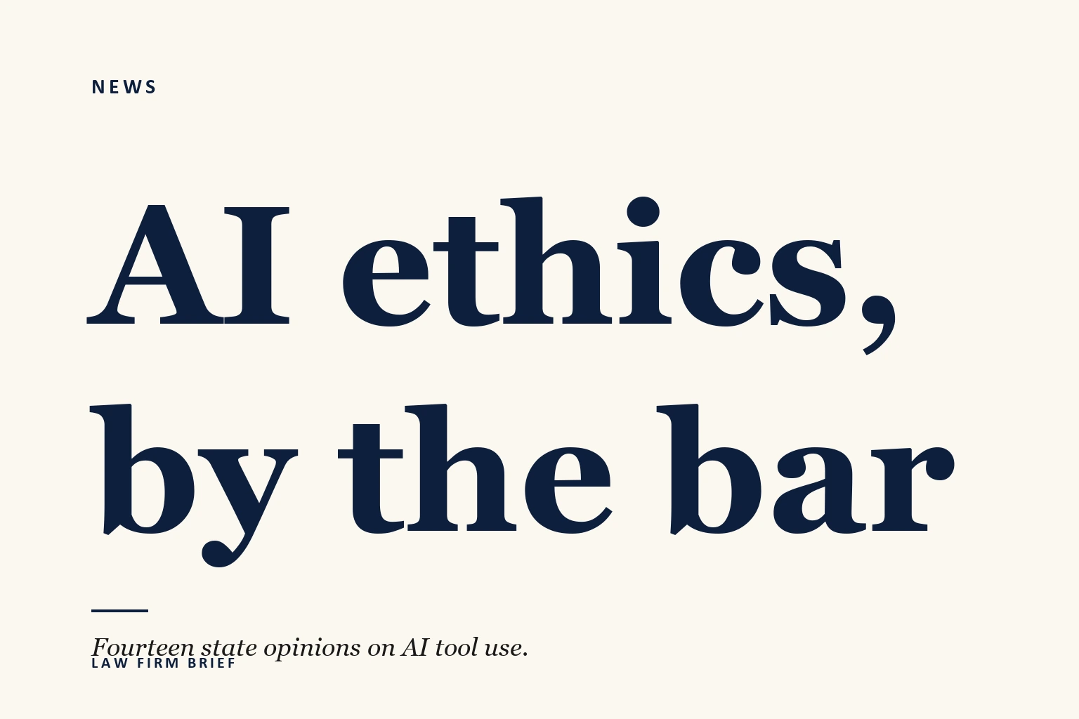 ai ethics opinions state bars lawyer tools